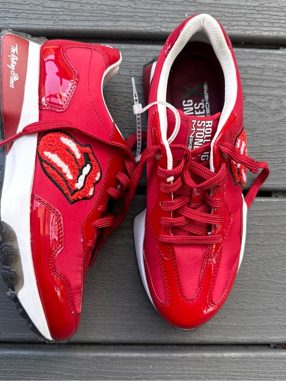Skechers x Rolling Stones Tongue Patch Sneakers